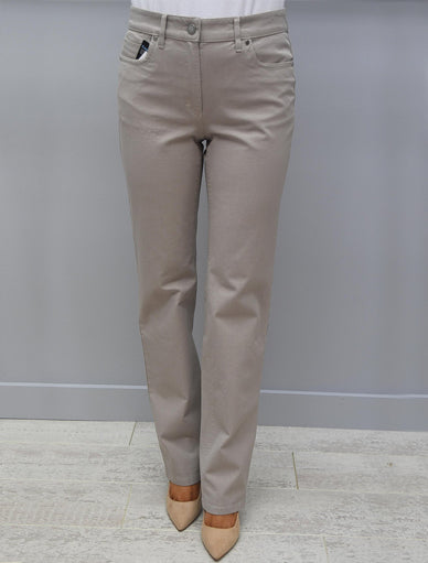 Zerres Cora Comfort Fit Jeans (Latte)