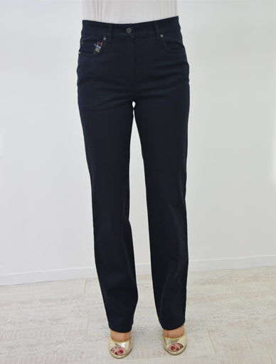 Zerres Cora Comfort Fit Jeans (Navy/Black)